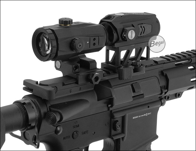 Detailansicht Killflash am Gewinde des X3 Magnifiers