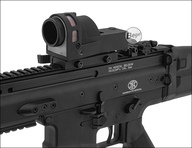 Nahaufnahme der Montagehebel im verriegelten Zustand