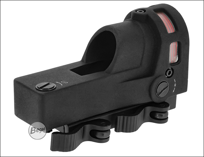 Rückansicht mit Blick auf das Bullseye-Absehen