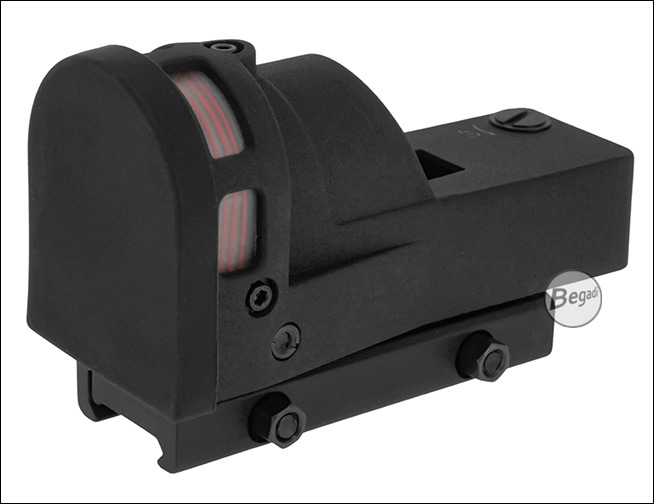 Unterseite des Visiers mit Fokus auf die QD-Schnellspanner