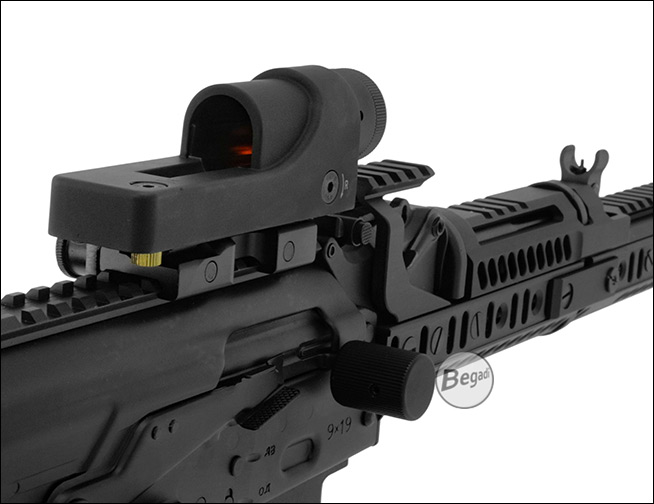 Anwendungsbeispiel: Begadi RX6 RedDot auf Picatinny Schiene