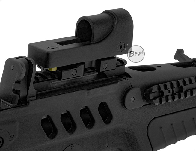 Begadi RX6 montiert auf Langwaffe - Outdoor Anwendung