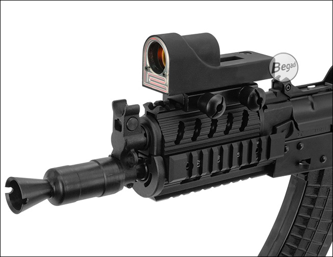 Einsatzszenario Begadi RX6 RedDot Visier