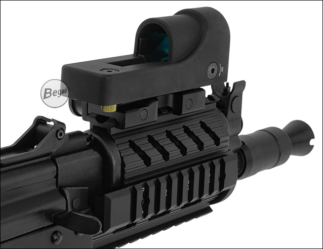 Begadi RX6 Triangle RedDot Sight Abschlussansicht Anwendungsbeispiel