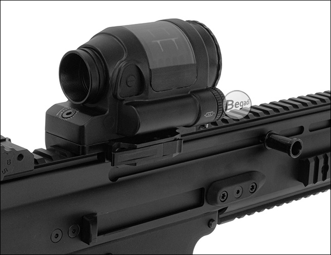 Kompaktes Airsoft Setup mit SRS Reddot Optik