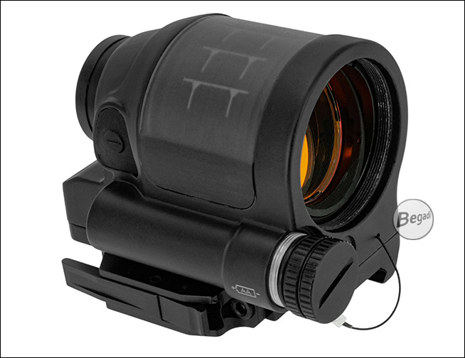 Rückansicht SRS Reddot Airsoft Visier Einblick