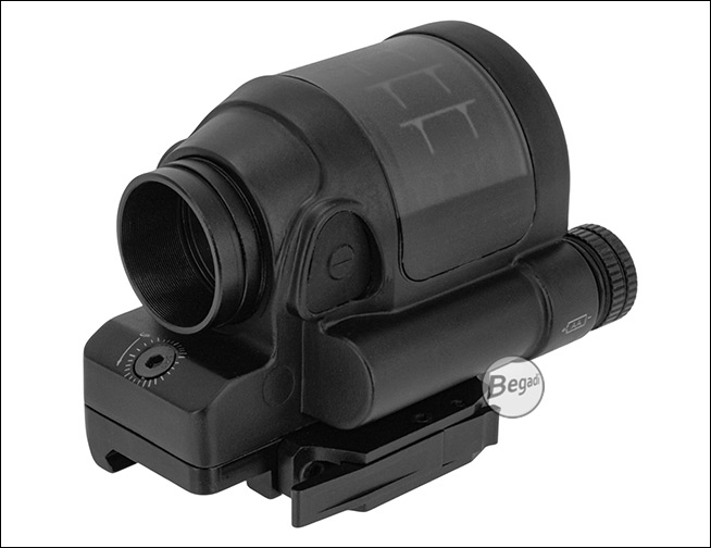 Linke Gehäuseseite SRS Reddot mit Helligkeitssteuerung