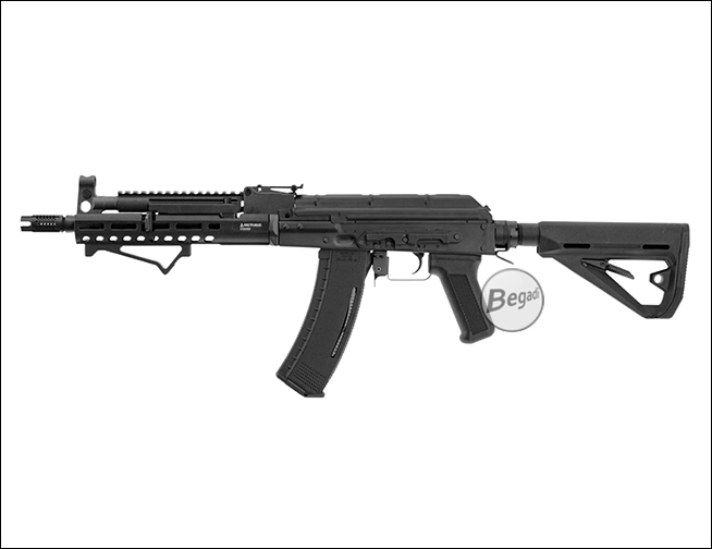 Begadi CNC Alu Ergonomic Fore Grip in gedrehter Montageausrichtung