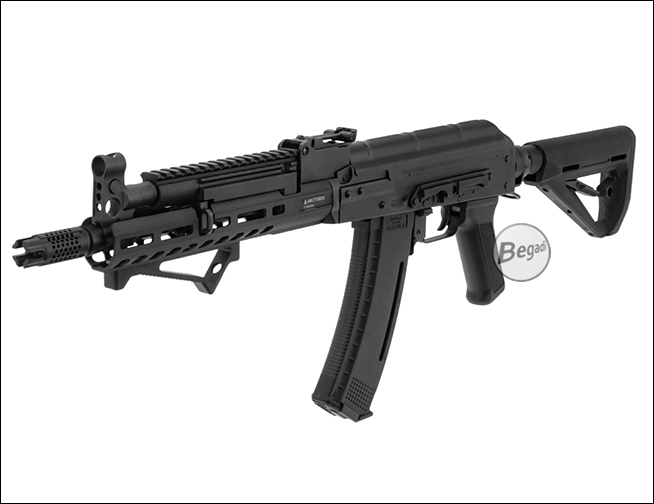 Ergonomischer M-LOK Griff als Zubehör an einem Airsoft-Setup