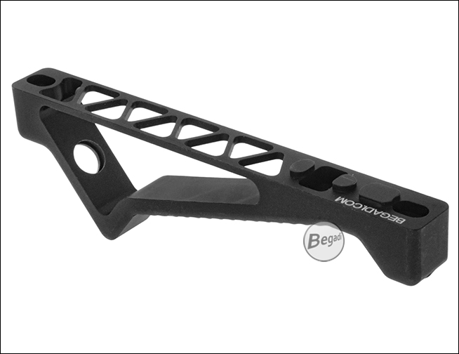 Nahaufnahme des eloxierten Aluminium Fore Grip für M-LOK Handguards