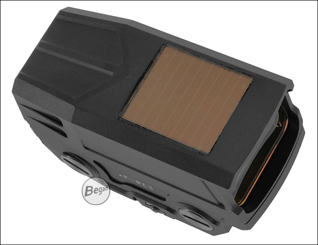 xFORCE XR060 Solar Hybrid Red Dot Airsoft-Visier – Produkt- und Detailansicht 6