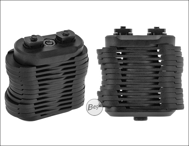 Begadi modularer Frontgriff – kurze Konfiguration, Produktansicht