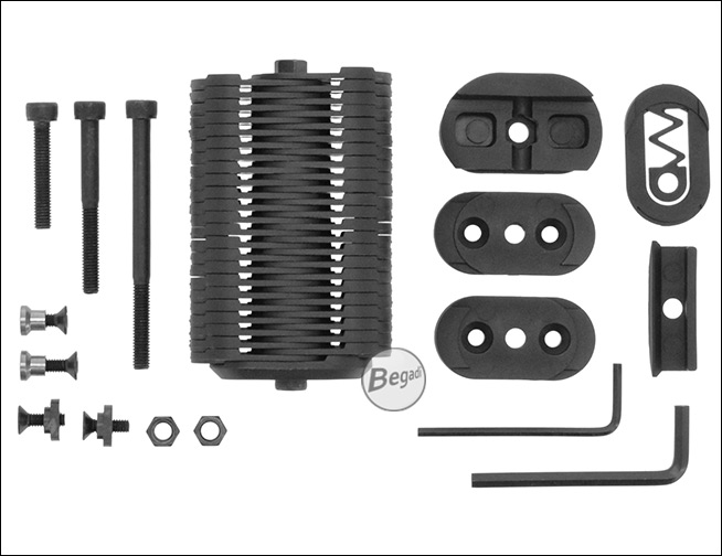 Begadi modularer Frontgriff für Picatinny, M-LOK und Keymod – Produktansicht 2