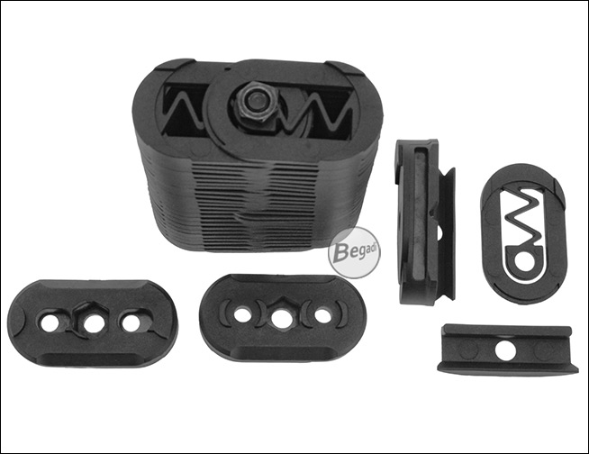 Begadi modularer Frontgriff für Picatinny, M-LOK und Keymod – Lieferumfang 1