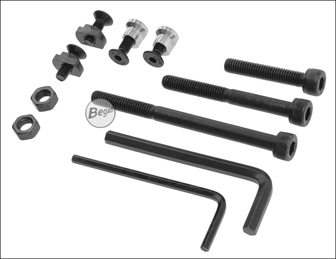 Begadi modularer Frontgriff für Picatinny, M-LOK und Keymod – Lieferumfang 2