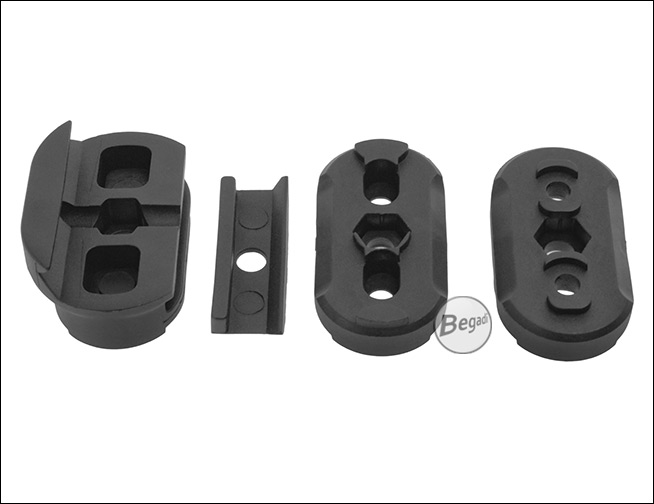 Begadi modularer Frontgriff – Montagebereich für Picatinny