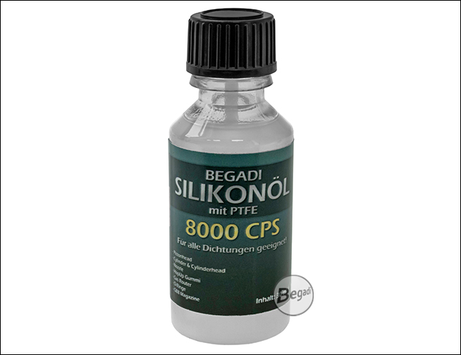 BEGADI - Begadi Silikonöl mit 50% PTFE inkl. Pinsel, 30ml - 8000 cPs  Version 