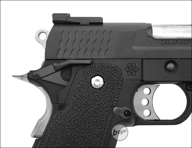 für WE, Marui, KJW etc. Zubehör schwarz inkl Begadi Kunststoff Griffstück für Airsoft HiCapa für WE, Marui, KJW etc. Zubehör schwarz inkl Begadi Kunststoff Griffstück für Airsoft HiCapa