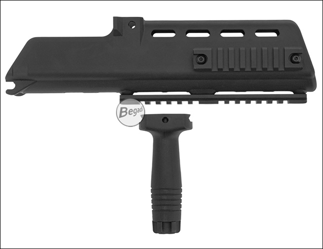 S&T ST316 K Handguard - Detailansicht der robusten Nylon-Oberfläche