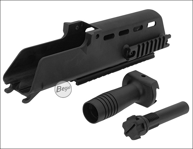 S&T ST316 MOD36 K Nylon Handguard - Detailansicht der Haltestifte