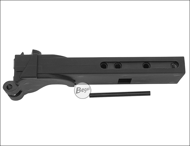 S&T MOD36 KV Large Battery Schulterstütze - Draufsicht Verstellbereich