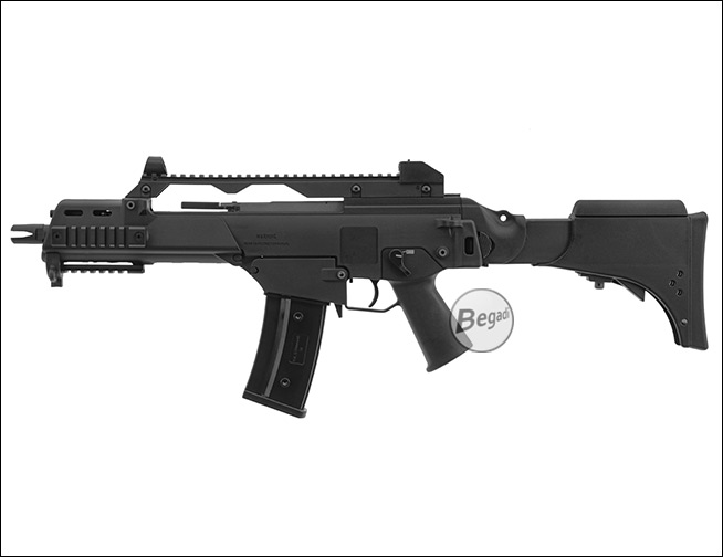 Anwendungsbeispiel: S&T MOD36 KV Schulterstütze montiert an S&T G36 Serie