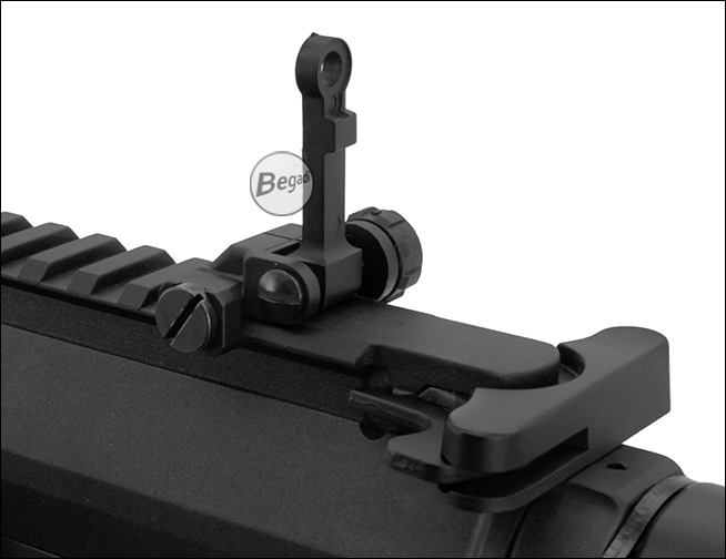 Nylon Fiber Klappvisierung - Ansicht der stabilen Montageklemmung