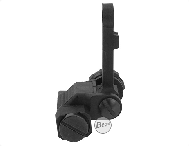 Nylon Fiber Rear Sight - Detailaufnahme der Einstellschrauben