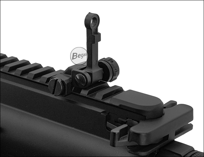 Nylon Fiber Visierung im Einsatz - Fokus auf Zielbild durch die Aperture