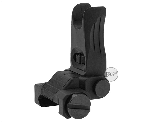 Klappbares Frontvisier aus Nylon Fiber - Detailansicht des Visierstabs