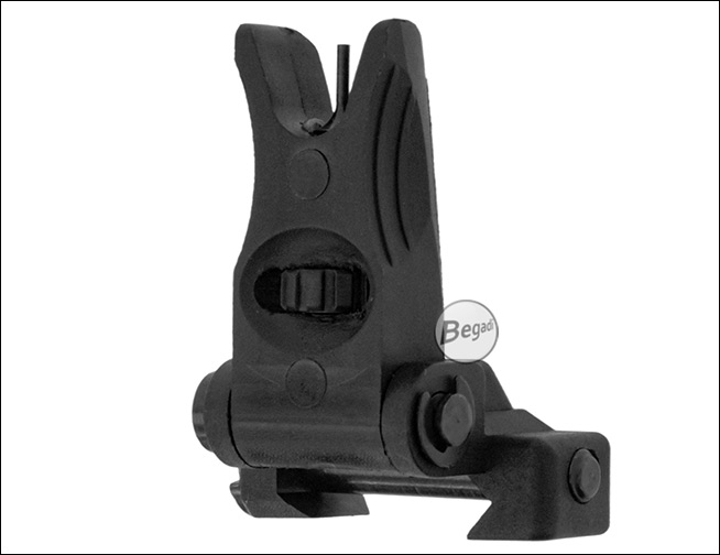 Nylon Fiber Front Sight Post - Detail der Höhenverstellung am Korn