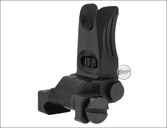 Folding Front Sight - Ansicht von vorne mit Kornschutz