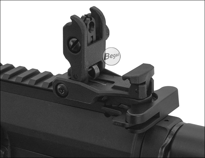 Nylon Fiber Visierung im Einsatz - Schnelles Umklappen der Dual Aperture