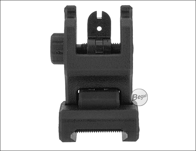 FlipUp Dual Aperture Sight - Rückansicht durch das Visierfenster