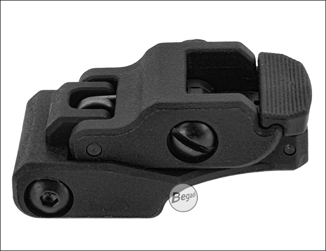 Tactical FlipUp Sight - Robuste Gehäusekonstruktion aus Nylon Fiber