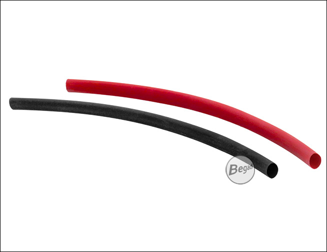 Begadi Polyolefin Schrumpfschlauch Set 4,8mm in rot und schwarz für Airsoft Verkabelung