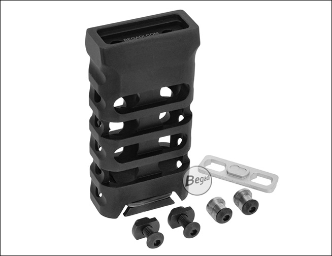 Aluminium Skeleton Ultralight Vertical Grip für M-LOK und Keymod Systeme - Produktansicht 1