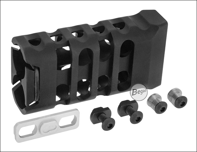 Aluminium Skeleton Ultralight Vertical Grip für M-LOK und Keymod Systeme - Produktansicht 2