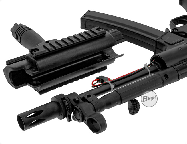 Begadi MOD5 Railed Handguard mit RIS Griff an Cyma oder Begadi Sport – Anwendungsbeispiel 5