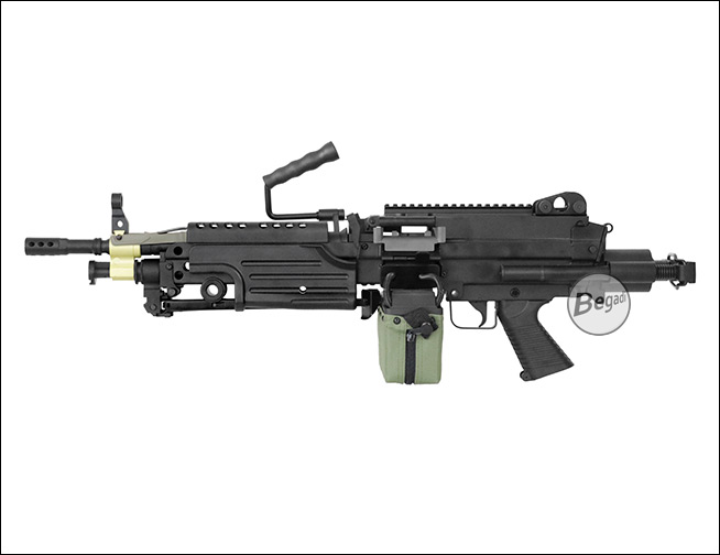 Airsoft 6mm Drummag Trommel Magazin M4 M16 LMG Softair 2500 Schuss elektr 