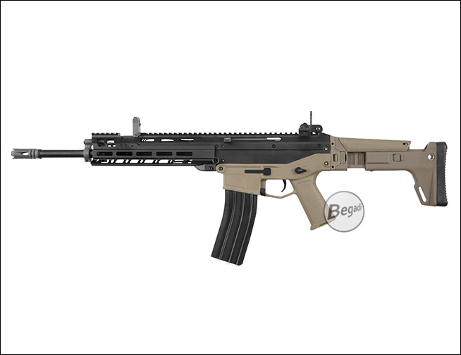 BEGADI - A&K MSK STD Upgrade S-AEG, V1.2, mit FSWS, CNC Handguard, Begadi CORE EFCS / Mosfet, Mamba Motor & Rotary PRO HopUp -bicolor- (frei ab 18 J.) BEGADI - A&K MSK STD Upgrade S-AEG, V1.2, mit FSWS, CNC Handguard, Begadi CORE EFCS / Mosfet, Mamba Motor & Rotary PRO HopUp -bicolor- (frei ab 18 J.)