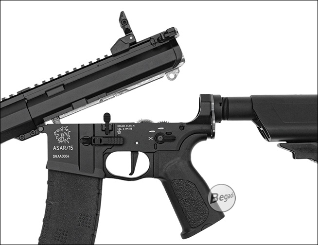 ASAR Gen.2 CQB Draufsicht Top Rail