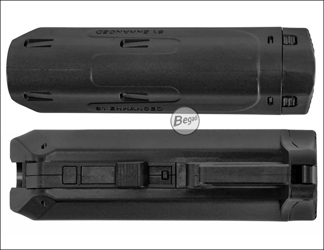 Begadi S1 Enhanced Stock - Materialstruktur Nylon 30% Fiber Glas