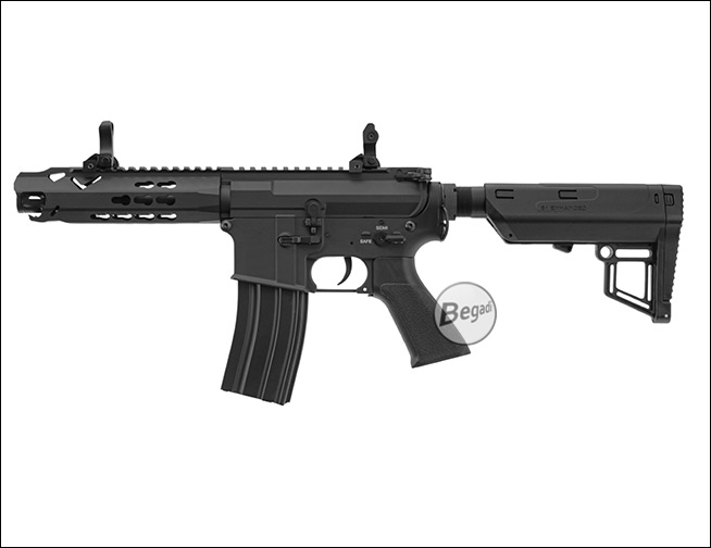 Anwendungsbeispiel - Begadi S1 Stock montiert an M4 S-AEG