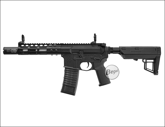 Anwendungsbeispiel - Geschlossenes Akkufach an der Waffe