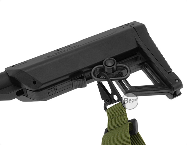 Sling Montage - Detailansicht Gurtbefestigung