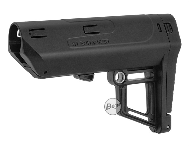 Begadi S1 Enhanced Stock - Perspektivische Ansicht Nylon Polymer Schaft