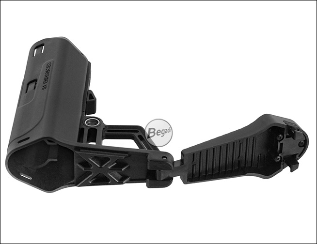 Begadi S1 Enhanced Stock - Innenansicht für Akku-Kompatibilität