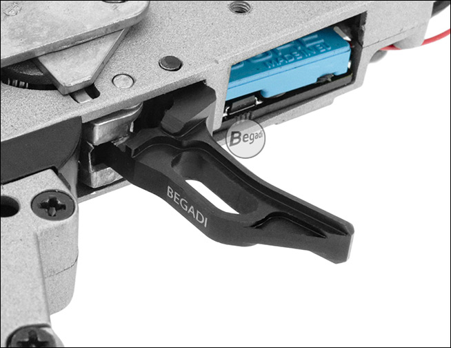 Begadi V3 CNC Alu (S)AEG Trigger "Undermine" – Anwendungsbeispiel 4