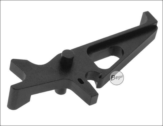 Detailansicht des Befestigungsbereichs Begadi CNC M4 AEG Flat Trigger schwarz – Detailansicht Befestigungsbereich